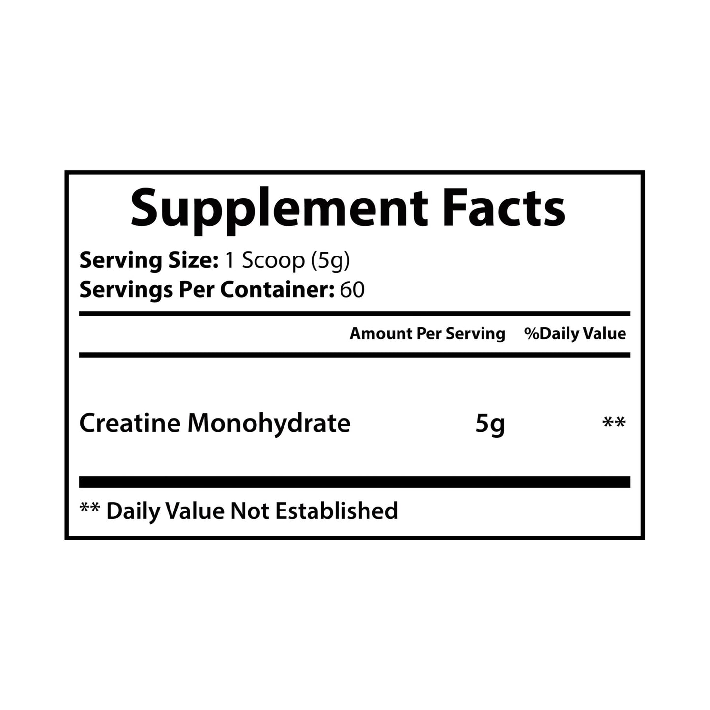 High Grade Pure Creatine Monohydrate Powder