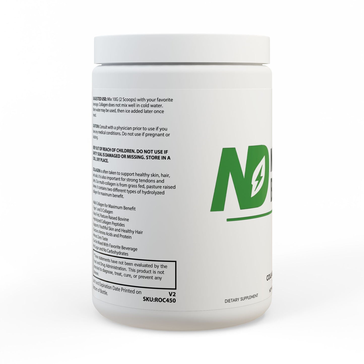 ND PREMIUM Collagen Peptides Type I & III (350g, 12.3oz)