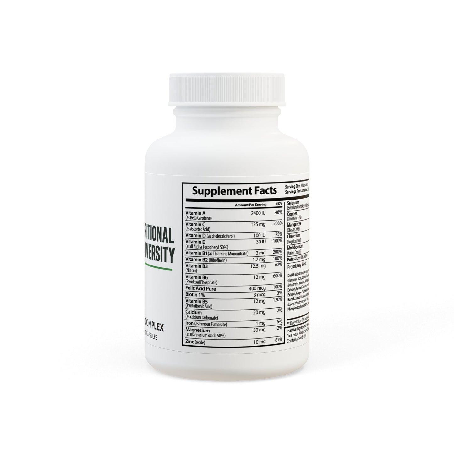 Brain Support Complex Supplement (60 Capsules)