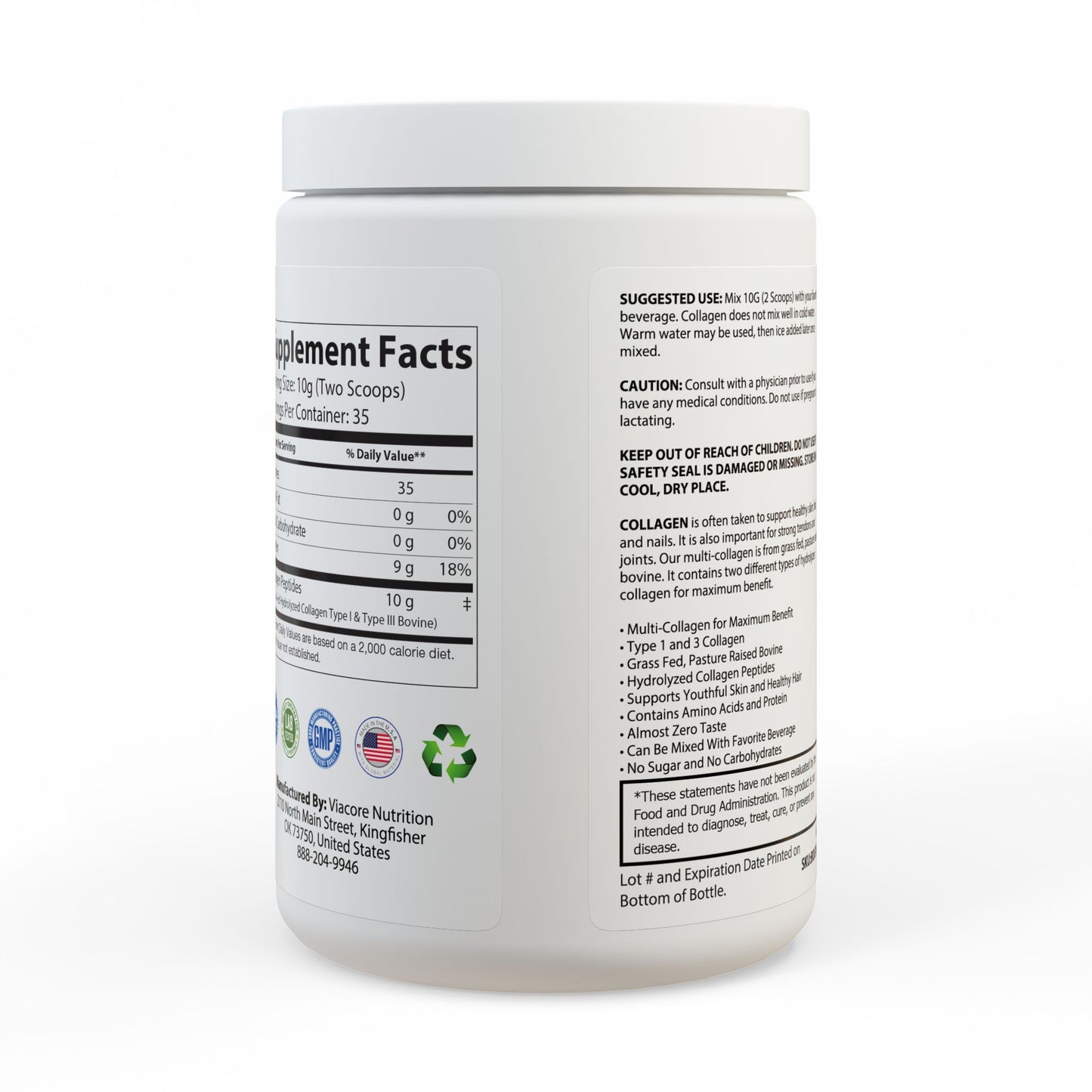 ND PREMIUM Collagen Peptides Type I & III (350g, 12.3oz)