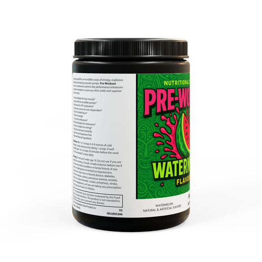 Pre-Workout Supplement, Watermelon Punch Flavor