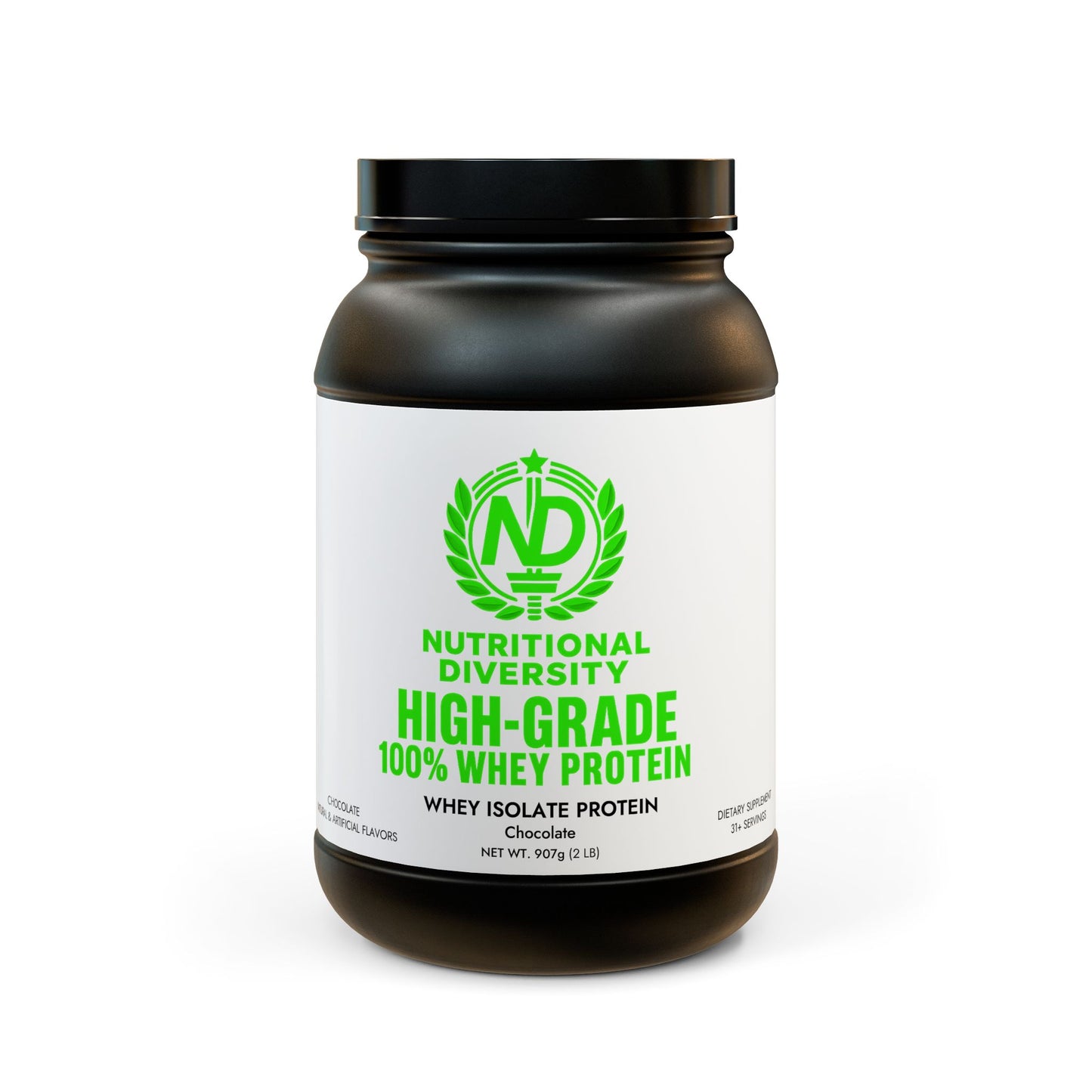 Whey Isolate Protein Supplement (907g, 2lb)
